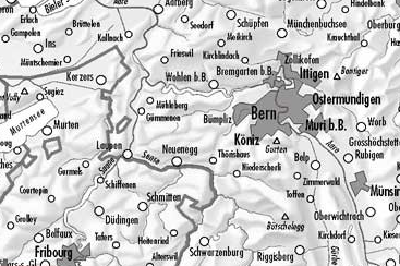 Topo Wandelkaart 5016 - Bern & Fribourg Zwitserland - Swisstopo