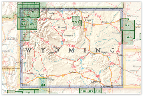 TOPO Wandelkaart 304 - Tower & Canyon Yellowstone NP - Natgeo