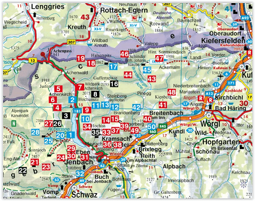 Wandelgids - Achensee Tirol- Brandenberger Tal - Rother