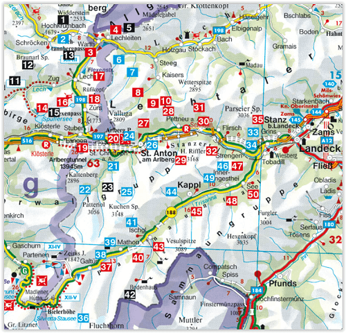 Wandelgids - Arlberg & Paznaun - Rother